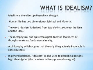 Ideality Definition Idealist Definition