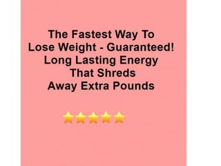 Weight Loss 'Idealiss'