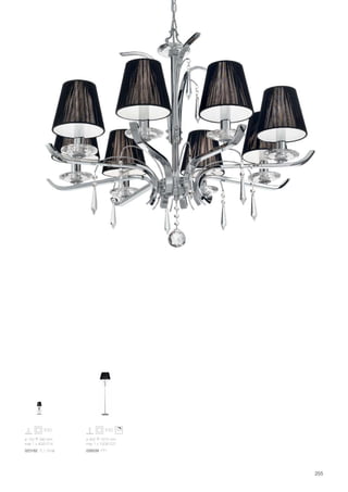 ø 150 390 mm
max 1 x 40W E14
023182 TL1 Small
ø 400 1670 mm
max 1 x 100W E27
026039 PT1
255
 