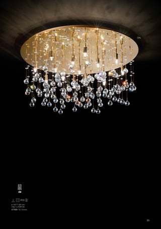 077826 TL1 Cromo
ø 130 320 mm
max 1 x 40W G9
85
Oro
 