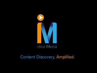 Content Discovery, Amplified.
 