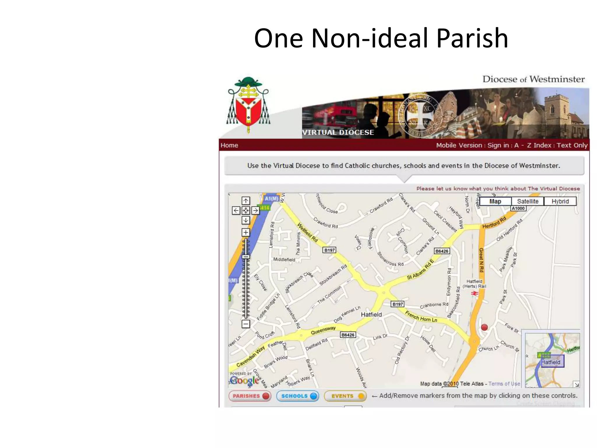 One Non-ideal Parish