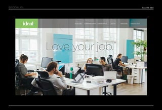 March 24, 2016BROOKLYN
SALES JOBS CAREER ADVICE SIGN IN EMPLOYERS 1-800-693-1076COMPANIES HIRING
Love your job.™
 