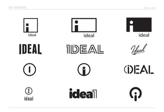 March 24, 2016ALT DESIGNS
ideal ideal ideal
ideal
 