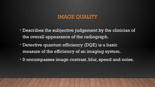 ideal radiograph.pptx oral RADIOLOGY revision | PPTX
