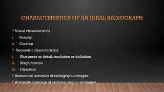 Goo Radiographic Features Examples ideal radiograph.pptx oral RADIOLOGY revision | PPTX