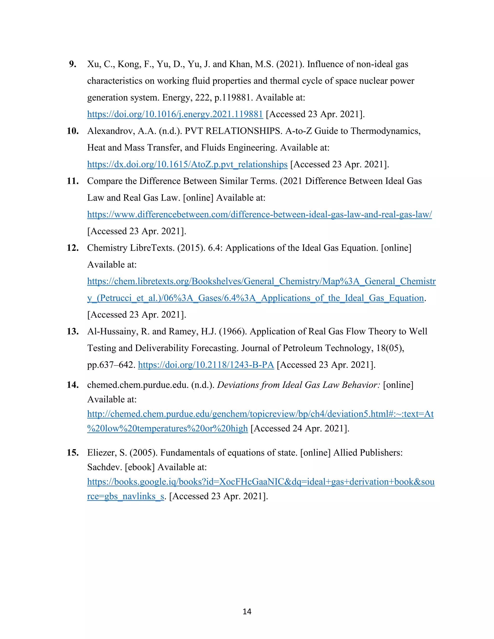 Ideal & real gases | PDF