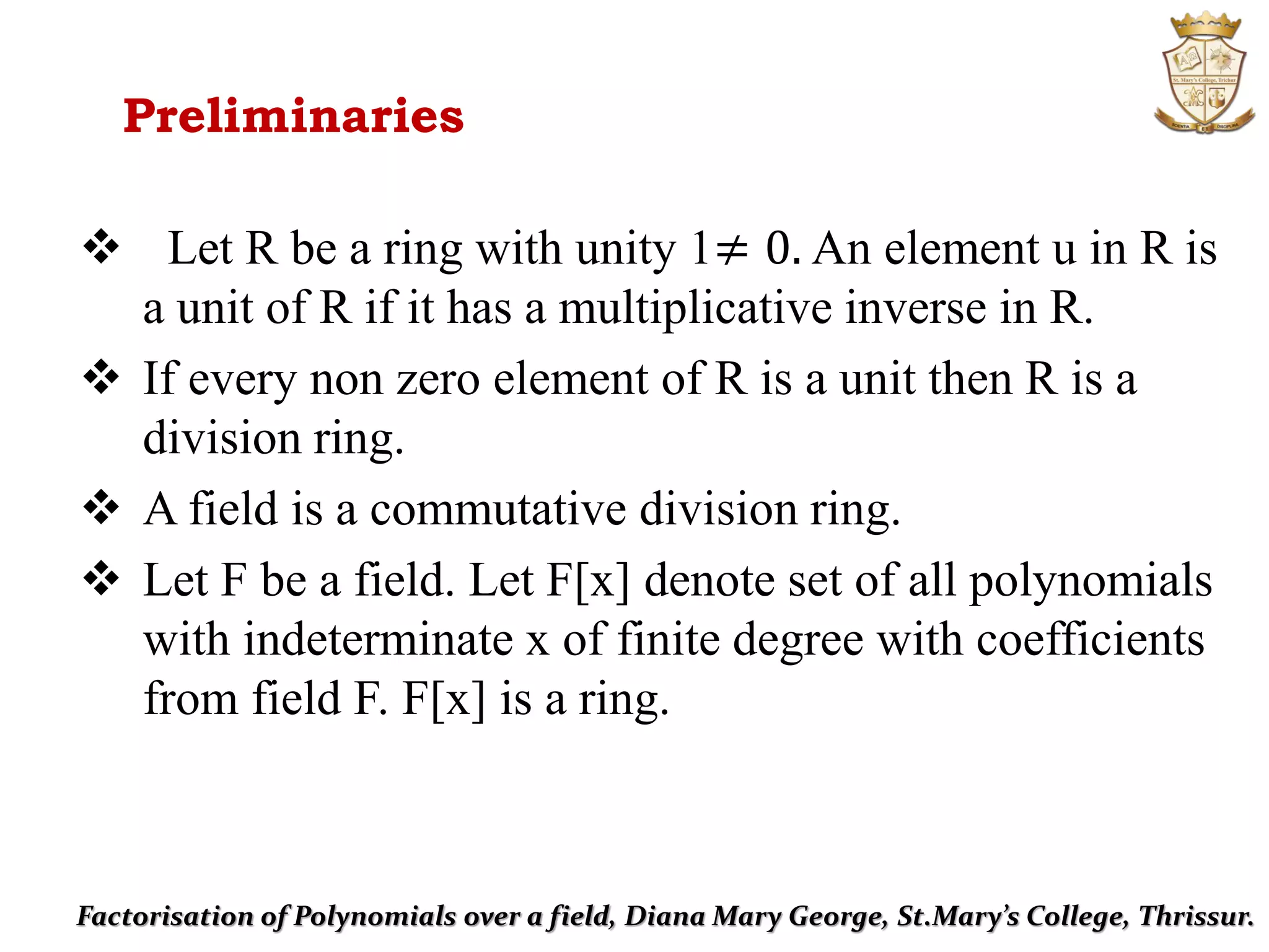 Ideals and factor rings | PDF