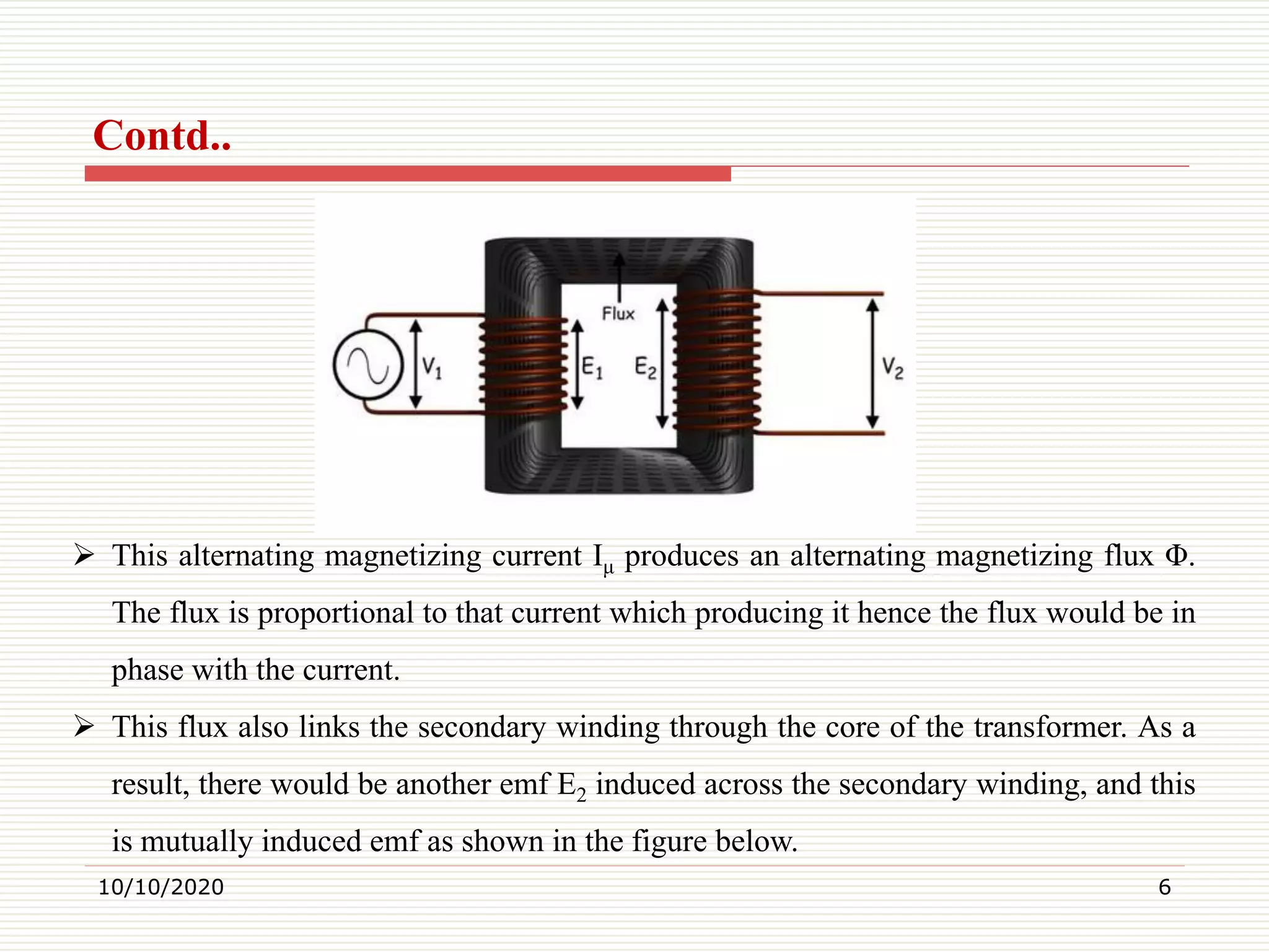 Magnetizing Current In Transformer Ideal Transformer | PDF