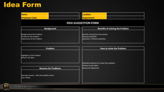 Idea Problematic Code Idea management - Why? | PDF