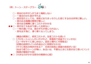 ⻘の
Post‐it
使う道具 ⇒ A3⽩紙
懸念点を打破する
41
6-3
 