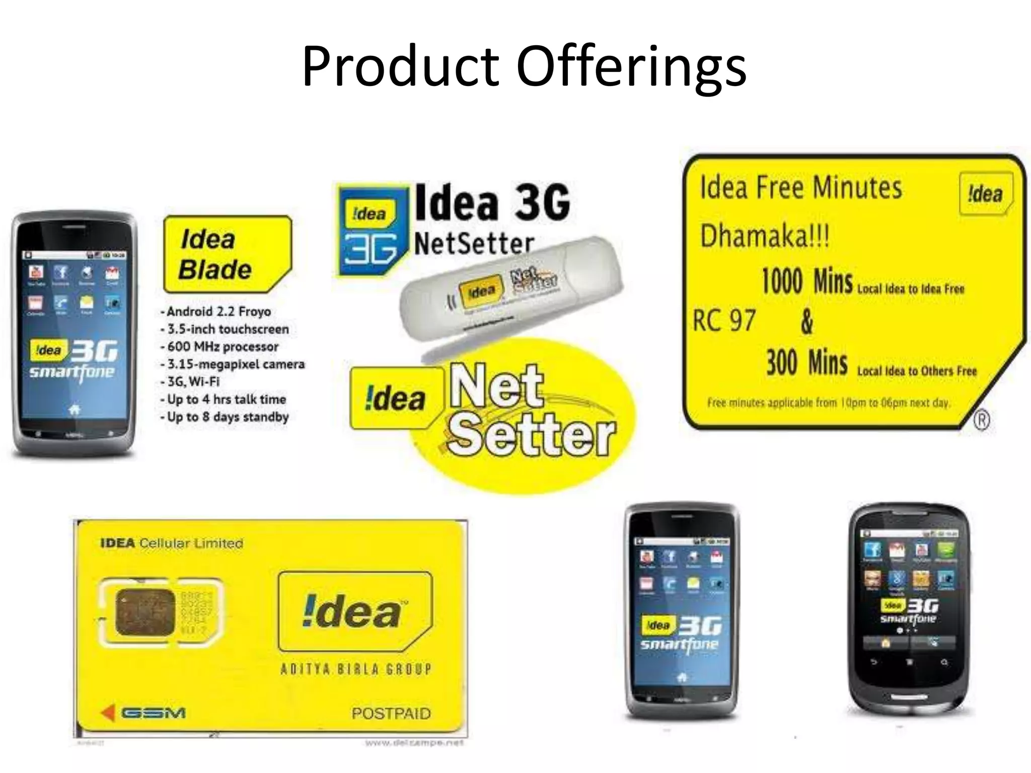 Product Offerings
 