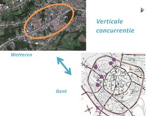 Verticale
concurrentie
Wetteren
Gent
 