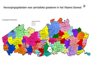 Verzorgingsgebieden voor periodieke goederen in het Vlaams Gewest
 