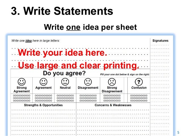 idea sheet