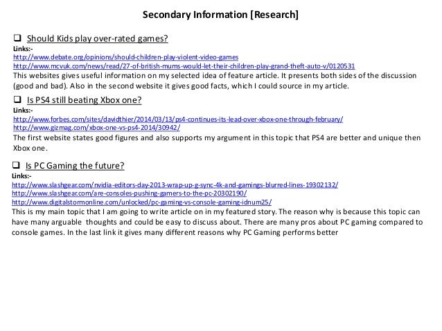Feature article topics example picture