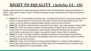 Ideas and ideals of the indian constitution