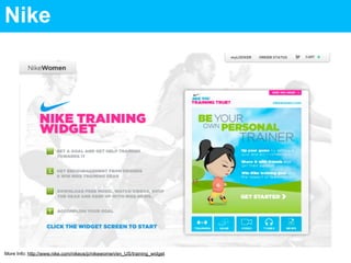 Nike




More Info: http://www.nike.com/nikeos/p/nikewomen/en_US/training_widget
 