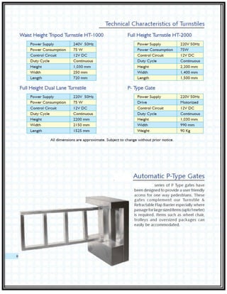 AUTOMATIC GATES & SECURITY ACCESS SYSTEMS | PDF