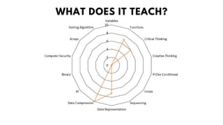 WHAT DOES IT TEACH?
 