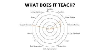 WHAT DOES IT TEACH?
 