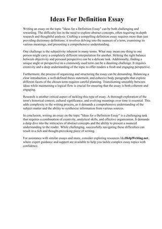 essay help for school