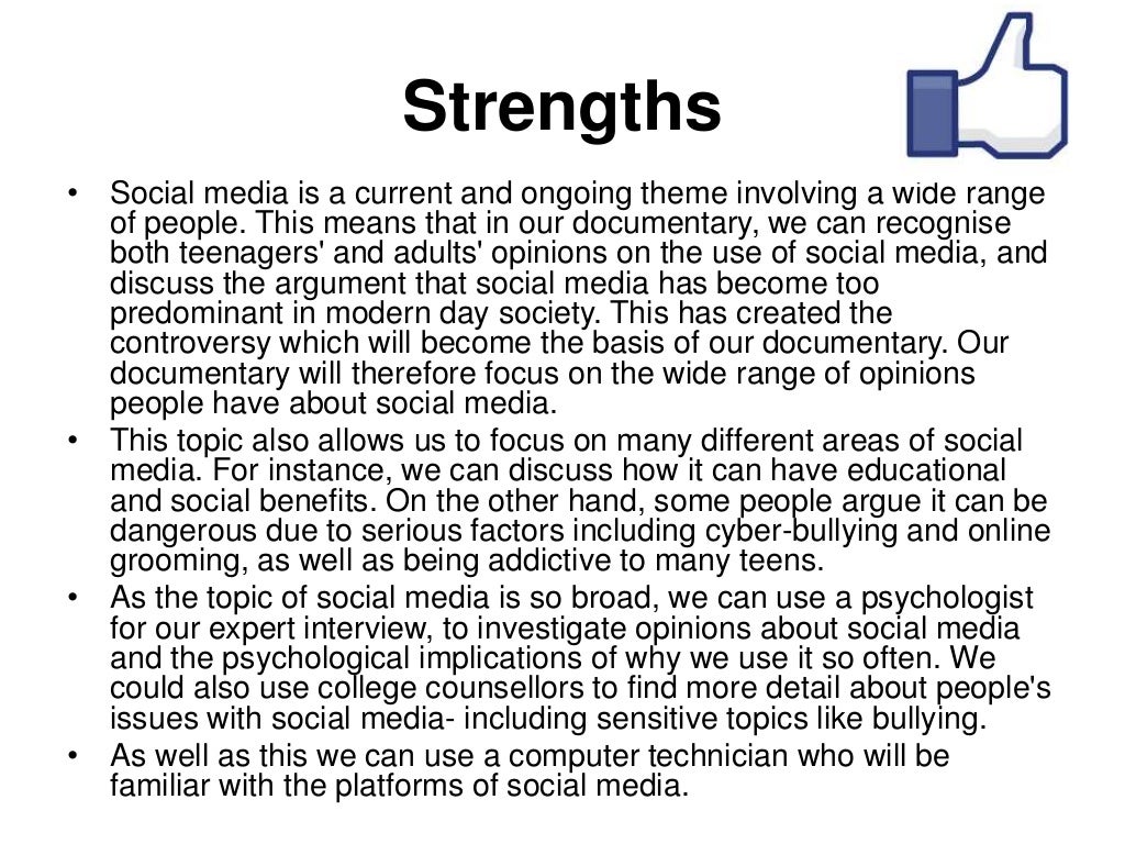 Ideas for Documentary Topics