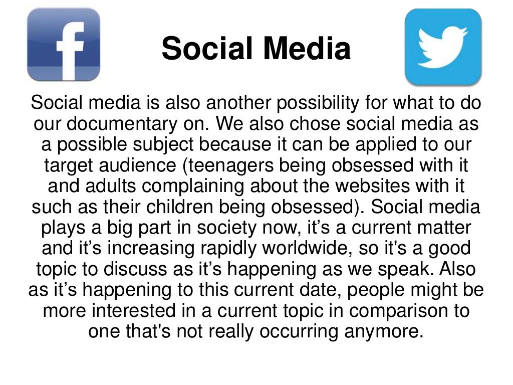 Ideas for Documentary Topics