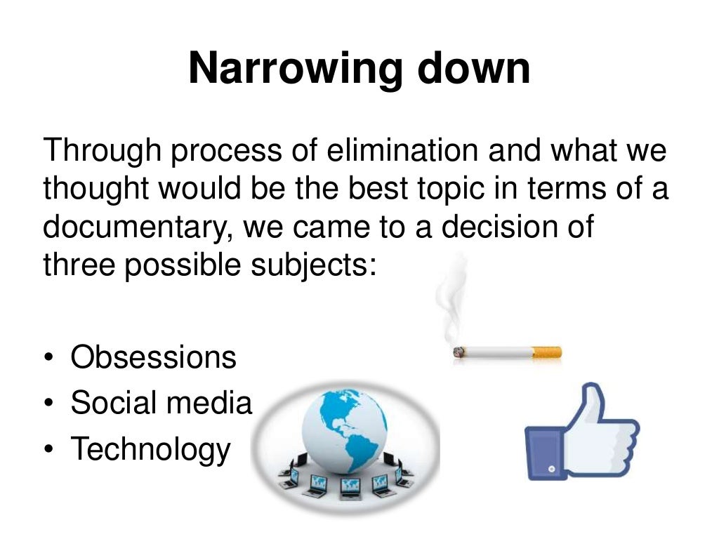 Ideas for Documentary Topics