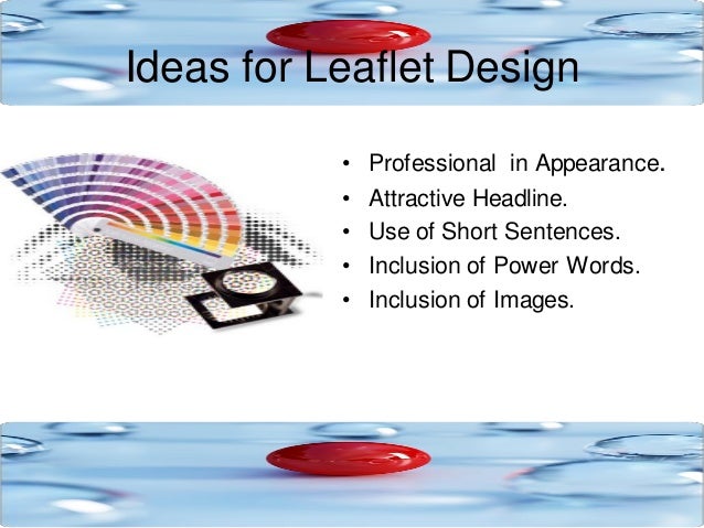 leaflet design ideas