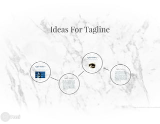 Ideas for tagline