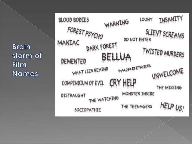 Horror movie idea generator image