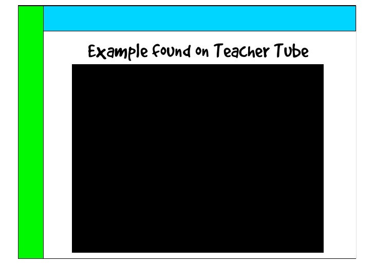 Slideshare, You Tube and Teacher Tube In Classroom