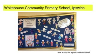 Whitehouse Community Primary School, Ipswich
Nice activity for a great read aloud book
 