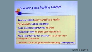 (Cremin et al, 2014)
 