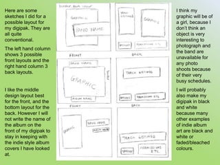  picture of band/other graphic.Insideplastic tray for CD and DVD