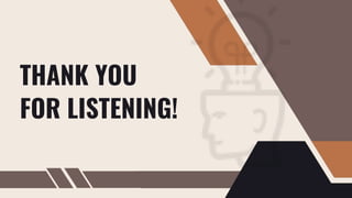 THANK YOU
FOR LISTENING!
 
