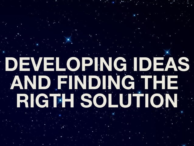 Ideation and problem solving | PPT