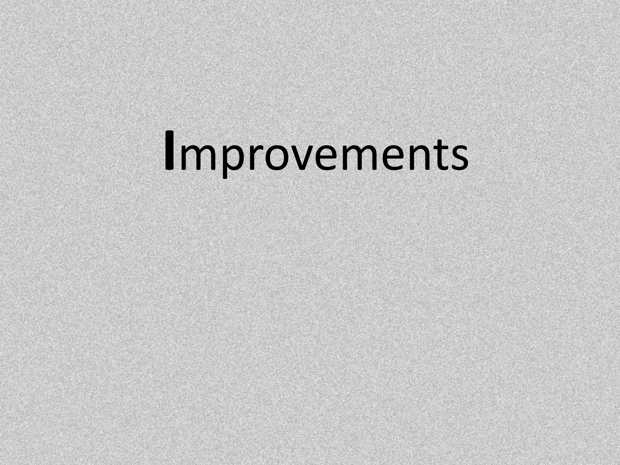 Improvements