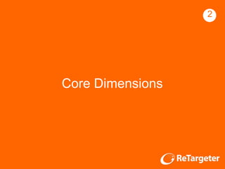 Core Dimensions 
2 
 