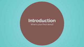 Idea Tree Infographic Prezi Template