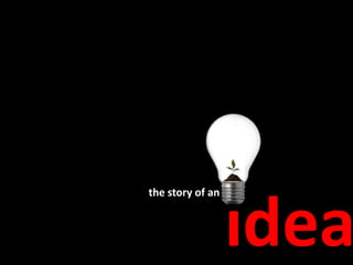 the story of an



                  idea
 