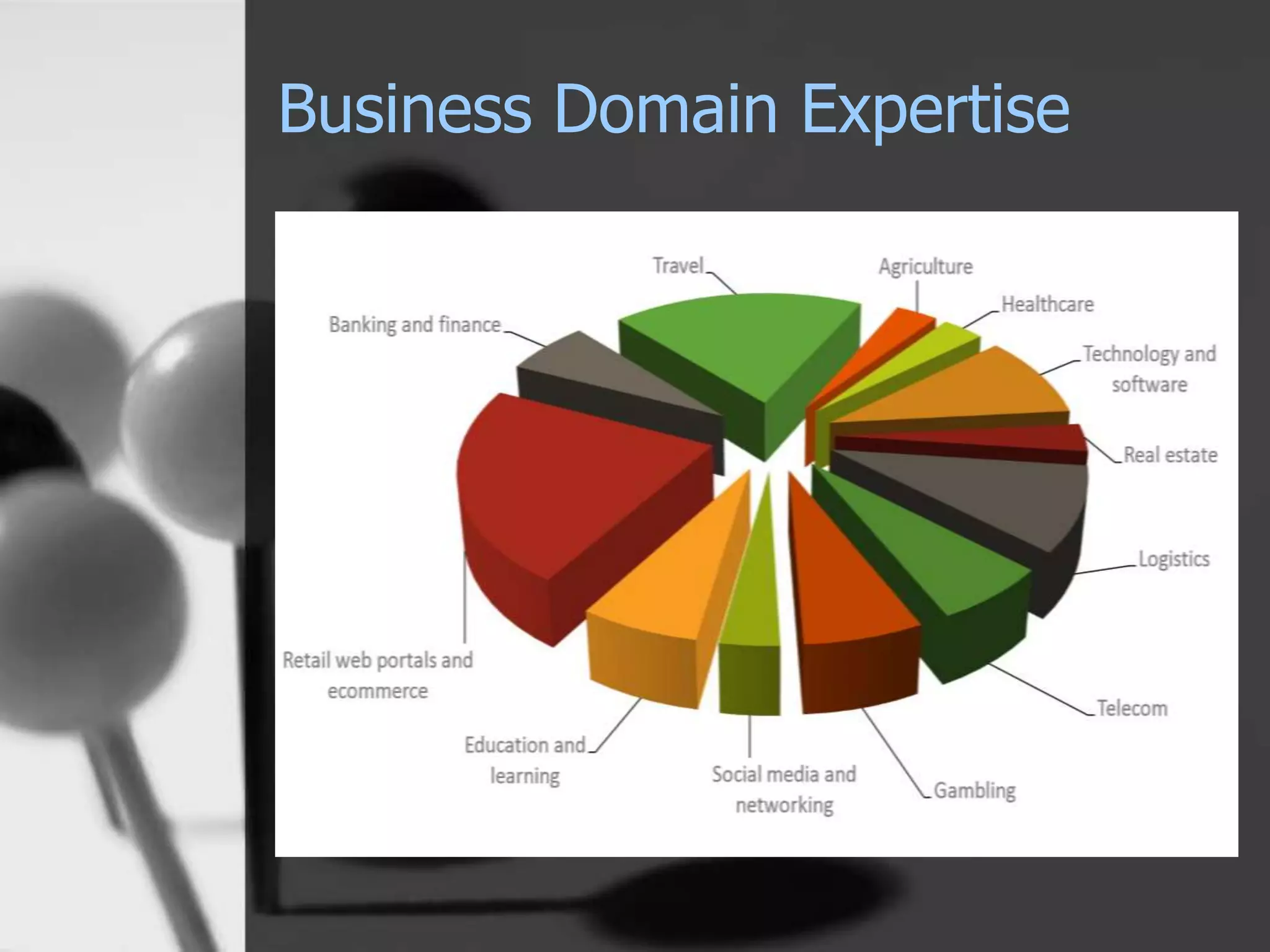 Business Domain Expertise
 