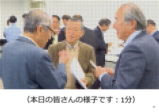 （本日の皆さんの様⼦です︓1分）
52
 