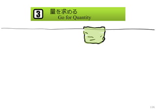 量を求める
3    Go for Quantity




                       116
 