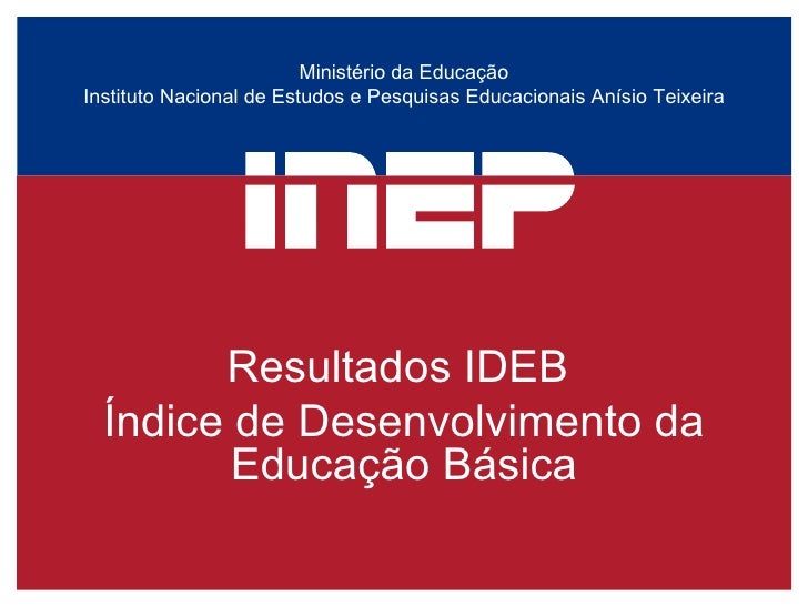 Instituto Nacional De Estudos E Pesquisas Educacionais Anísio Teixeira Tipo