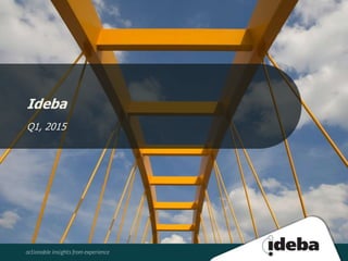 Ideba
Q1, 2015
 