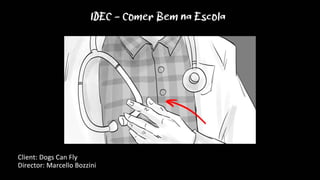 IDEC - Campanha Comer bem na Escola - Storyboard