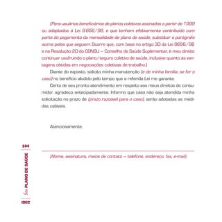 Idec Guia Planos Saude