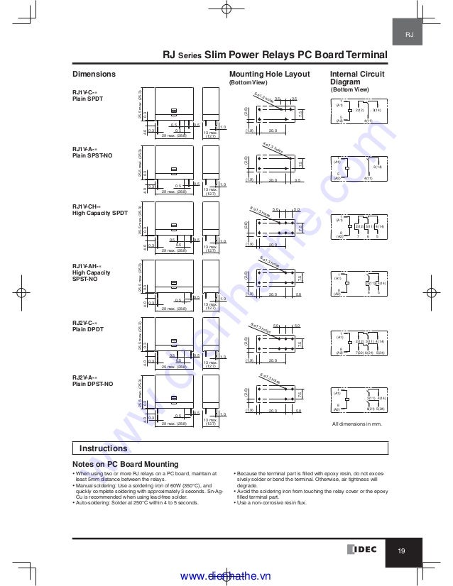 Idec Relay Wiring Diagrams
